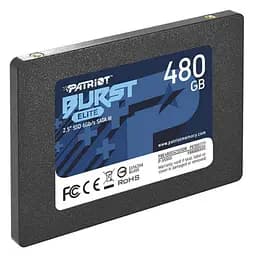 Накопичувач SSD Patriot Sata 2.5" 480GB Burst Elite 500 512 (PBE480GS25SSDR) - мініатюра 2