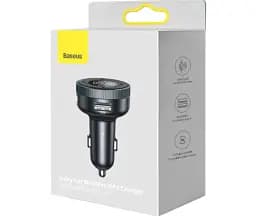 FM-трансмітер Baseus Enjoy Car Wireless MP3 Charger Wireless 5.0+5V/3.4A Black (CCLH-01) [61086] - мініатюра 5