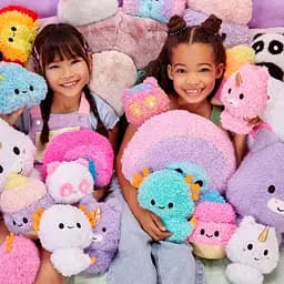 М'яка іграшка-антистрес Fluffie Stuffiez Пухнастий сюрприз Веселка (593447-1) - мініатюра 6