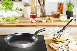 Tefal Сковорода Tefal Comfort Max, 20см, нержавіюча сталь, бакеліт, чорний - мініатюра 4