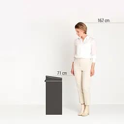 Бак для сміття Brabantia Touch Bin, 30 л, бежевий (115042) - мініатюра 4