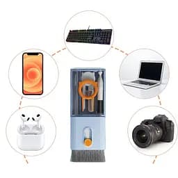 Набір для чищення клавіатури та навушників Cleaning set, щітка, інструменти для гаджетів 10в1 - мініатюра 2