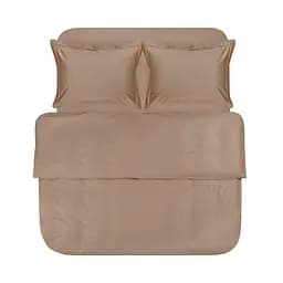 Постельное белье сатин Lotus Home - Dakota Modern кофе полуторный