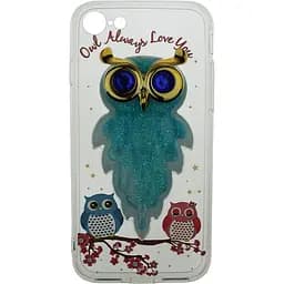 Чохол-накладка Toto TPU Case Decorative Stones iPhone 7/8/SE 2020 Owls Cold Ice