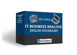 Настольная игра English Student Карточки для изучения английского языка English Student IT Business Analysis (укр.) (591225981)