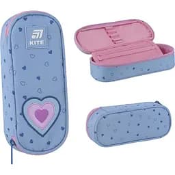 Пенал Kite Lovely блакитний (K25-599-11)