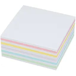 Блок паперу для нотаток Buromax Люкс Зебра Pastel склеєний 90х90х40 мм (BM.2262) - мініатюра 2