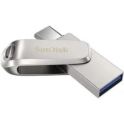 Флеш накопитель 2 интерфейса SanDisk Ultra Dual Luxe 512 GB (USB 3.1+Type-C)