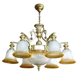 Люстра подвесная Brille классическая для холла E27 60W G (BKL-179S/9)