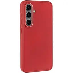 Чохол Epik TPU Bonbon Metal Style для Samsung Galaxy S24+/S25+ Червоний/Red