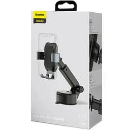 Автомобільний утримувач холдер Baseus Tank Gravity Car Mount Holder SUYL-TK01 Black - мініатюра 2