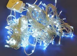 Гірлянда лінійна  Brille LED 200 13 м біла 1120-03 - мініатюра 2