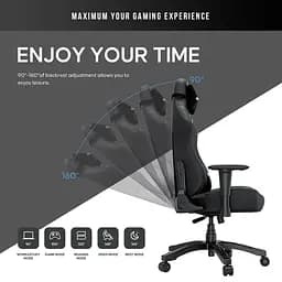 Ігрове крісло Anda Seat Luna L Black (AD18-44-B-PV) - мініатюра 12