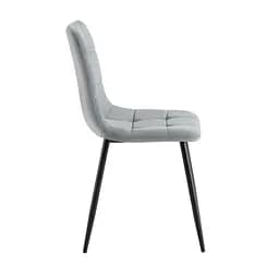 Стілець TED New Light Grey Velvet - мініатюра 3