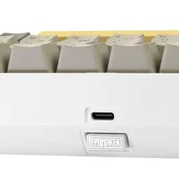 Клавіатура Epomaker EP84 Wisteria Linear White механічна бездротова (EP84-W-WL) - мініатюра 4