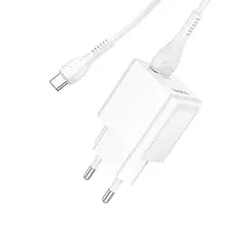 Зарядний комплект Hoco C98A Type-C cable Proton 1 USB 18W білий