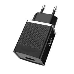 Блок живлення Hoco Vast C42A 1USB. 3A. 18W. QC3.0 Адаптер мережевий чорний