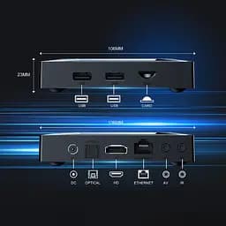 Смарт ТВ приставка X96 M200 4/32 Гб Smart TV Box Android 14 - мініатюра 3