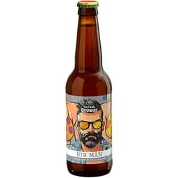 Пиво Volynski Browar Big Man English Barleywine нефильтрованное темное 10% 0.35 л