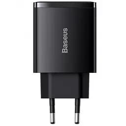 МЗП Baseus Compact Quick Charger 30W QC+PD (2USB-A/1C) (CCXJ-E) Чорний - мініатюра 2