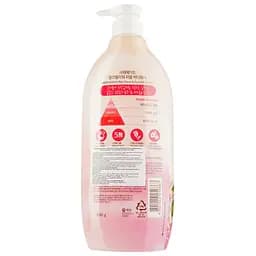 Гель для душу KeraSys Shower Mate Perfumed Rose&Cherry Blossom з ароматом троянди та цвіту вишні, 900 мл (8801046259863) - мініатюра 2