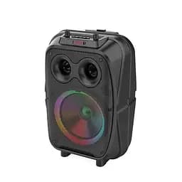 Портативна Bluetooth колонка RIAS ZQS - 8120 8 RGB Валіза з караоке 3000 mAh 20W Black