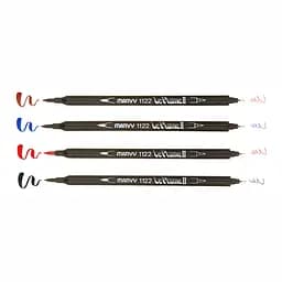 Маркер для бумаги 0.75 мм 1-6 мм 1122-S Le Plume II Marvy