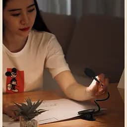 Настільна лампа Baseus Comfort Reading Mini Clip Lamp Dark Gray (DGRAD-0G) [67870] - мініатюра 11