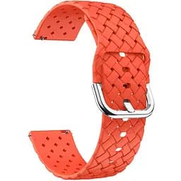 Ремінець для Samsung Galaxy Watch 4 40mm - помаранчевий ширина кріплення 20мм силікон Watchbands Twist (W29-9WB39441171)