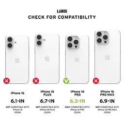 Чохол-накладка Urban Armor Gear Magsafe для Apple iPhone 16 Pro Monarch Pro Titanium (114456113636) - мініатюра 7