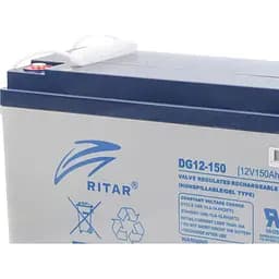 Акумулятор Ritar GEL 12V/150Ah/1800Wh [DG12-150] [125677] - мініатюра 2