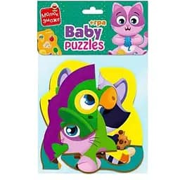 Пазлы макси с игрой Малыш Сможет «Домашние любимцы» Vladi Toys VT1722-21 Укр