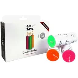 Набор восковых свечей Art of Sex Size S 10 см (3 шт.)