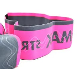 Набір тканинних гумок MadMax MFA-305 Hiploop для фітнесу та спорту 3 шт. Grey/Pink (MFA-305-3set) - мініатюра 2
