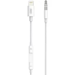 Кабель XO NB-R192A Lightning to 3.5 мм 1 м Белый