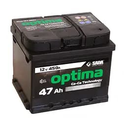 Автомобільний акумулятор Optima 6СТ-47 (-/+) Євро  12В 47Ач 450А низький