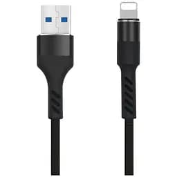 Кабель Maxlife MXUC-01 cable USB - Lightning 1.0m 2A Black