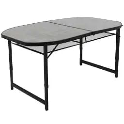 Стіл Bo-Camp Northgate Oval Black Grey 150 x 80 см (1404188)