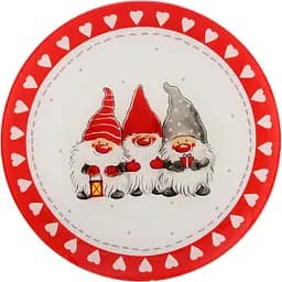 Блюдо Viva NY Gnomes Gift кругле 26 см(S30105-2)
