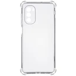 TPU чохол GETMAN Ease logo посилені кути Full Camera для Motorola Moto G31 Безбарвний (прозорий) - мініатюра 4