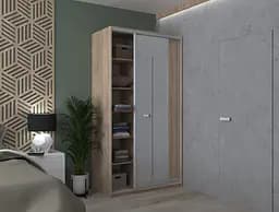 Шафа-купе Doros Сіті Лайт Дуб Cонома 1 ДСП / 1 Дзеркало 120х60х225 (42002035) - мініатюра 5