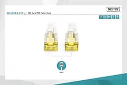 Патч-корд Assmann CAT 6A S-FTP , мідь, LSZH AWG 26/7, 7 m DK-1644-A-070 Gray - мініатюра 5