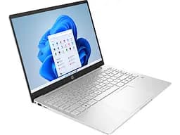 Ноутбук HP Pavilion Plus 14-eh1007ua 14' 2.2K IPS AG, Intel i5-1335U, 16GB, F512GB, NVD550-2, DOS, сріблястий (825D8EA) - мініатюра 2