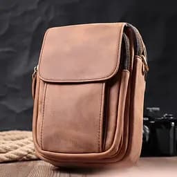 Вінтажна сумка для чоловіків з натуральної шкіри Vintage 15,5х22х8,5 см sum0026991 - мініатюра 10