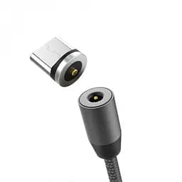 Кабель SkyDolphin S59V Magnetic USB - мicro USB (M/M), 1 м, Black (SDUSB-000442) - мініатюра 2
