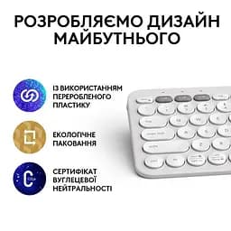 Клавіатура Logitech K380s Pebble Keys (L920-011852) - мініатюра 10