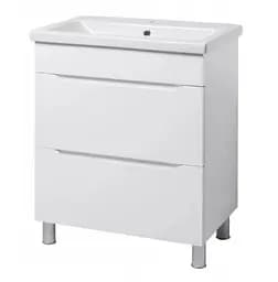Тумба підлогова ПіК Альба Т8 під раковину Cersanit Como 60 Білий 30412