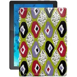 Чехол StatusCASE из экокожи для планшета Lenovo Tab M10 HD Камни-цветные