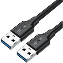 Кабель Ugreen US128 USB 3.0 A Male to Male Cable 1 м чорний (10370)