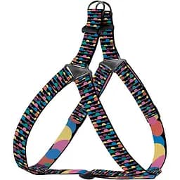 Шлея для собак BronzeDog Urban Art Бульки S 40-53 см